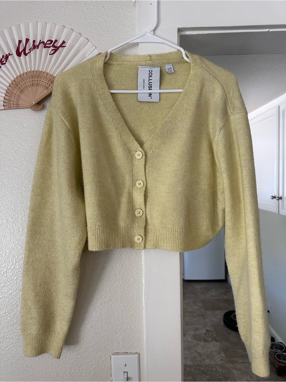 Crop cardigan. Size large/8